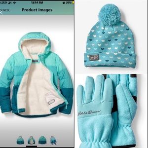 Eddie Bauer set gear winter girl 10/12 Medium